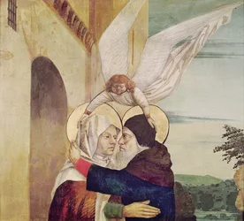 Das Treffen von St. Anna und St. Joachim am Goldenen Tor, ca. 1499